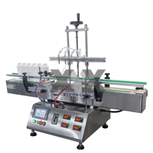 desktop automatic magnetic pump liquid bottle filling machine